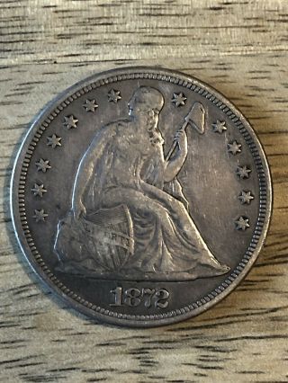 1872 - S Seated Liberty Dollar $1 Xf Details Eye Appeal And Color.