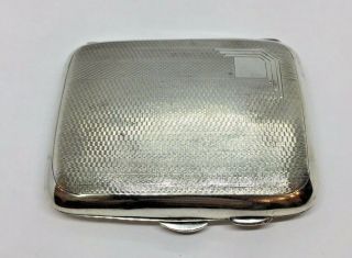 Vintage Hallmarked Silver Cigarette Case 61.  6g