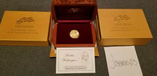 2007 W Martha Washington First Spouse 1/2 Oz Uncirculated Gold Coin $10 X05