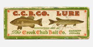 Very Rare Vintage Creek Chub Bait Company No.  4819 Wee - Dee Lure Box Only J21