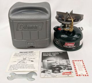 Vintage 1988 Coleman Sportster Ii Stove Model 508 - 700 W/ Case Instructions