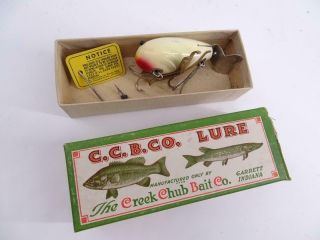Vintage Creek Chub Bait Co Crawdad River Peeler No 316 Fishing Lure W/ Box Old