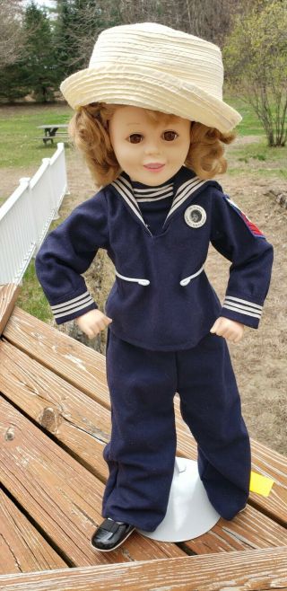 Dolls Dreams & Love Shirley Temple Doll In Sailor Suit 30 "