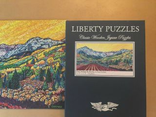 Liberty Wooden Jigsaw Puzzle - " Vines Amongst The Rockies " By Brad Gorman