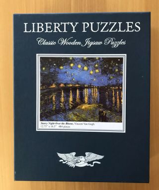 Liberty Classic Wooden Jigsaw Puzzle,  Starry Night Over The Rhone,  Vincent Van G