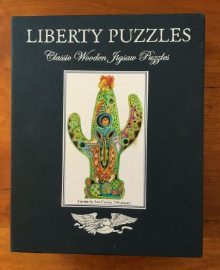 Liberty Classic Wooden Jigsaw Puzzle " Cactus " By Sue Coccia
