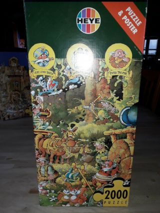 Heye Jigsaw Robin Hood 2000pc Rybas Puzzle Poster 29065 Rare Discontinued 2005