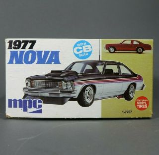 Vintage Mpc 1977 Chevy Nova 1/25 Model Kit 1 - 7707