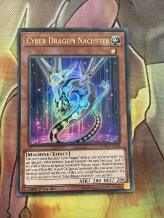 Dupo - En036 Cyber Dragon Nachster Ultra Rare 1st Edition Yu - Gi - Oh Card Nm/mint Se