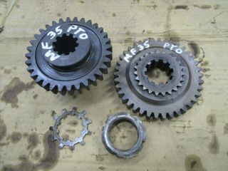 1961 Massey Ferguson 35 Live Pto Power Take Off Drive Gears Antique Tractor