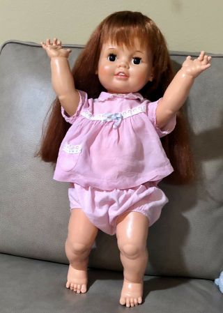 Ideal Large Baby Crissy Chrissy Doll 1973 Hair All