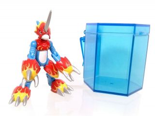 Bandai 2002 Digimon Season 4 Digi - Spirits 3 " Flamedramon Figure Digi - Capsule
