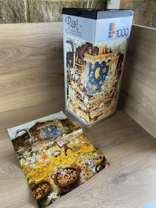 Heye Ryba The 7th Day Of Creation 1000 Piece Jigsaw Puzzle 1984 & Poster