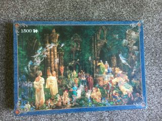 Jumbo Court Of The Fairies 1500pc Jigsaw The Art Of James Christensen Complete