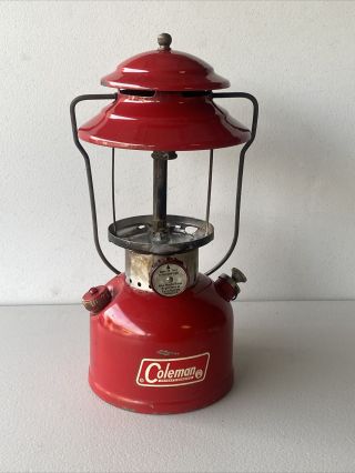 Vintage Coleman Lantern Model 200 A 68 No Globe As - Is For Repair.