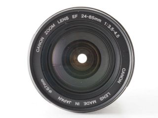 Canon Ef 24 - 85mm F/3.  5 - 4.  5 Zoom Usm Lens W/cap [exc,  ] Camera Lens