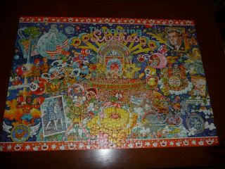 Heye 29135 Ryba The Roaring Sixties 1500 Piece Jigsaw Puzzle Complete Rare