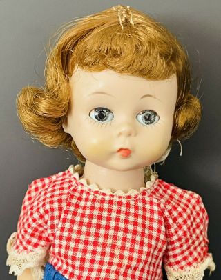 Madame Alexander - Kins Bkw Auburn Doll Tagged Sunsuit Outfit 1950’s