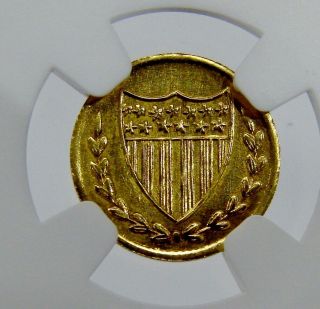 1914 Washington Gold Dollar - Hart ' s Coins of the West - NGC MS 65 4