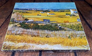 Vincent Van Gogh ‘the Harvest’ 500 Piece Puzzle 18 " X23 " Springbok Usa 1970