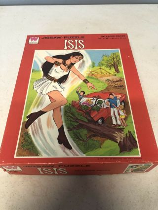Vintage Whitman Isis 100 - Pc Jigsaw Puzzle Euc 1976 Filmation Superhero 4610 Htf