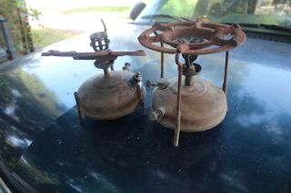 Vintage B.  A.  Hjorth & Co.  Primus No.  54 Single Burner Brass Camp Stove With 2nd