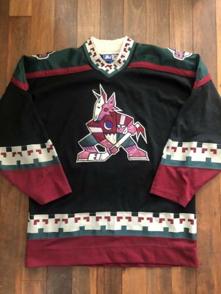 Vintage Starter Nhl Phoenix Coyotes Ice Hockey Jersey