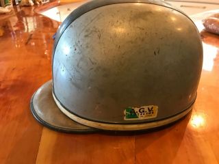 Rare Vintage Agv Helmet 1950 - 60 