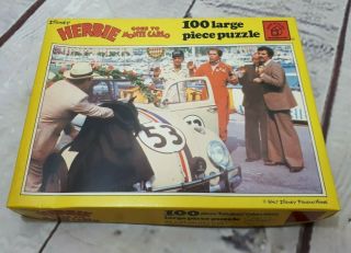 Jig - Saw Puzzle,  Herbie Goes To Monte Carlo.  Vw Volkswagen Beetle 100 Piece