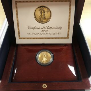 2009 Ultra High Relief $20 Double Eagle.  999 Fine Gold &