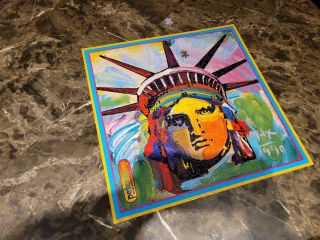 Peter Max Statue Of Liberty Jigsaw Puzzle By Ceaco Big 20 " 51cm Square Colorful