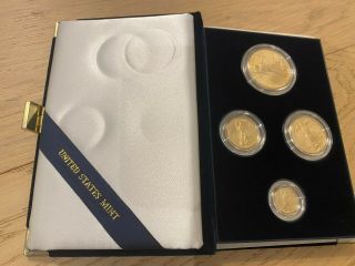 1989 American Eagle Gold 4 Coin Proof Set