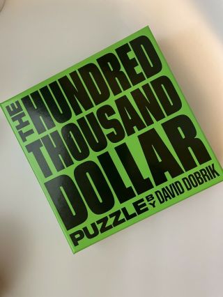 David Dobrik 100k Dollar Puzzle Opened (never Assembled)