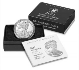 2021 W Silver Eagle TYPE 2 PR70 ADVANCE RELEASE Emily Damstra Signed OGP 5