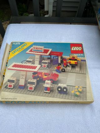 Vintage 1979 Legoland Exxon Gas Station 6375