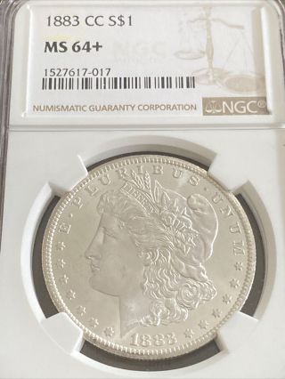 1883 Cc Ngc Ms64,  Carson City Morgan Silver Dollar