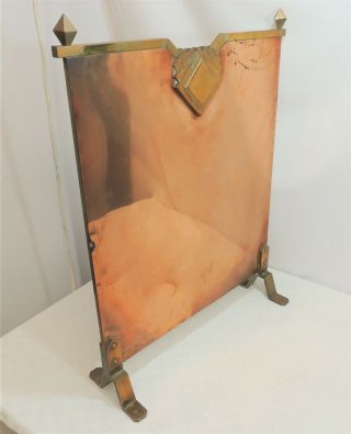 Vintage Brass And Copper Fire Guard - Thames Hospice