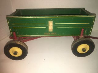 Antique Peter - Mar Toys Wooden Toy Farm Wagon