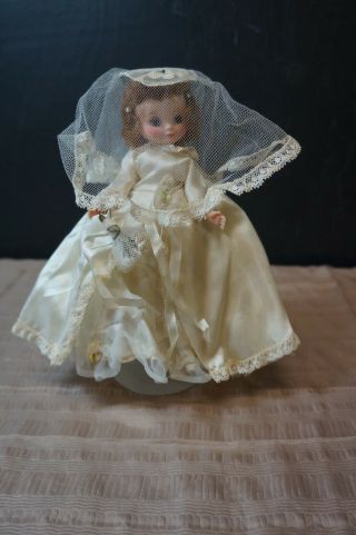 Vintage 8 " Betsy Mccall Doll In Bride Outfit