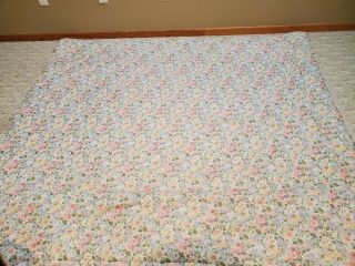 Laura Ashley Full Queen Sycamore Quartet Floral Roses Comforter 80 X 84