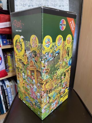 Heye - Michael Rybas 2000 Piece Robin Hood Jigsaw Puzzle Box And Poster Unusual