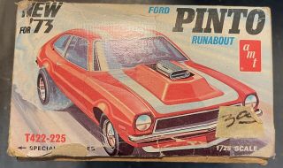 Vintage Amt Ford Pinto Model Car Kit