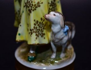 Antique Aelteste Volkstedt German Porcelain Figure / Figurine - Huntress 3