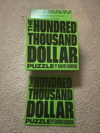 David Dobrik 100k Dollar Puzzle Opened Solved Redeemed