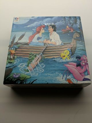 Disney Michelle St.  Laurent Little Mermaid Puzzle 200 Pc Boat Scene,  Complete
