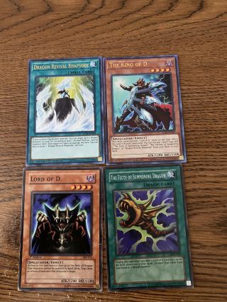 Yugioh Cards Lord Of D King Of D Dragon Flute Holos Set With Bonus Gift