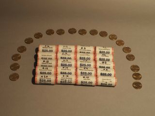 First 20 Presidents Uncirculated $1 Coin Rolls (25/roll)