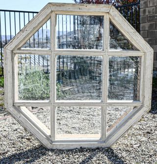 Antique Octagon Shaped Window 39x39x6