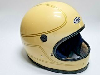 Vintage 1975 Arai Racing Helmet Snell X - 75 Challenger X 7 3/4 - 7 7/8 Xxl