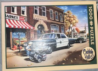 Cobble Hill On The Beat By Dan Hatala & Meikle John Graphics 1000 Piece Puzzle